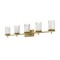 Z-Lite Grayson Vanity, 5-Light, 40 In.W x 5.75 In.L x 8.5 In.H, Modern Gold/Clear + Etched Opal 1949-5V-MGLD - alternate 8